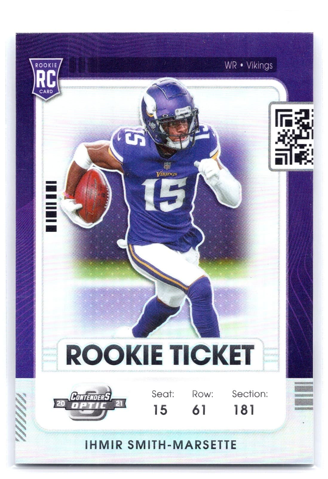 Ticket Ihmir Smith 2021 Panini Contenders 2021 Panini Contenders