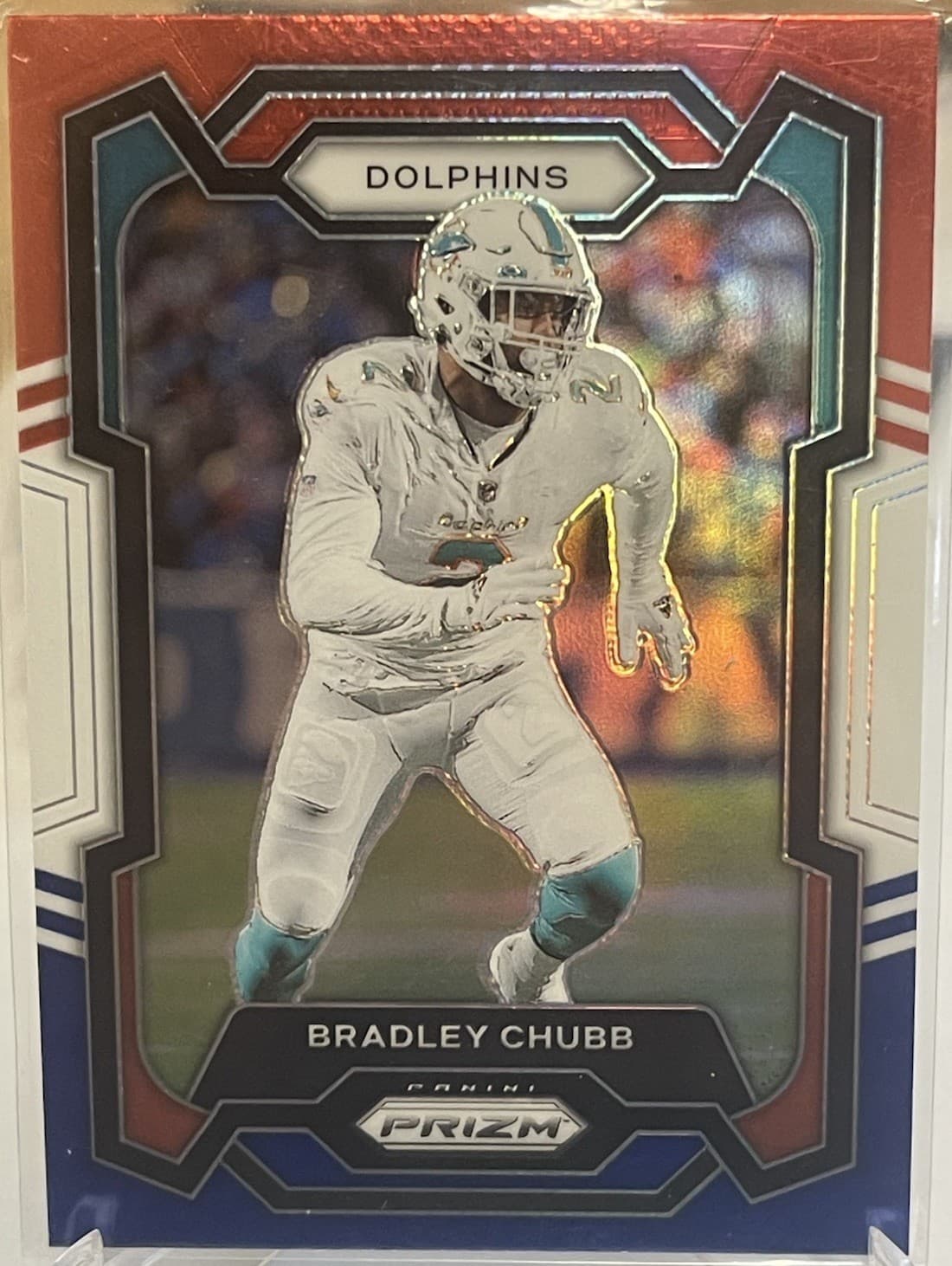 BRADLEY CHUBB DOLPHINS RED WHI 2023 Panini Prizm 2023 Panini Prizm