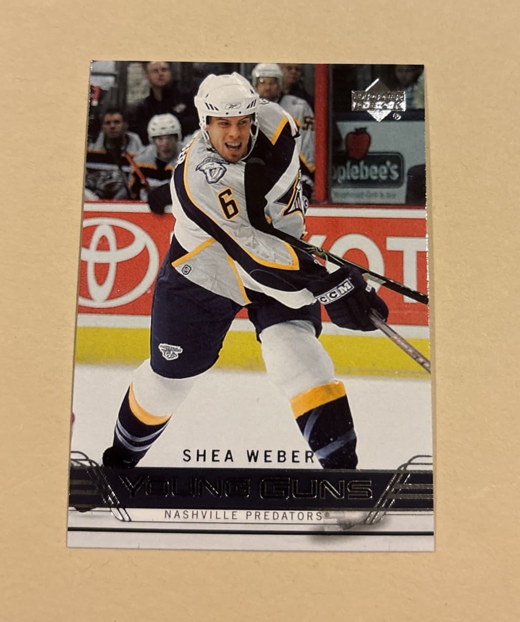 Shea Weber trading card