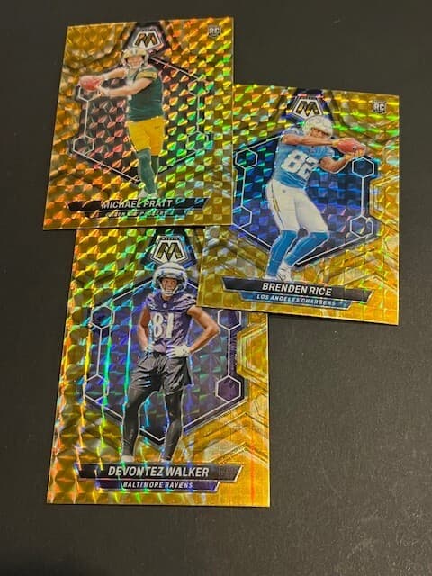 Reactive Yellow Football 2024 Panini Mosaic 2024 Panini Mosaic