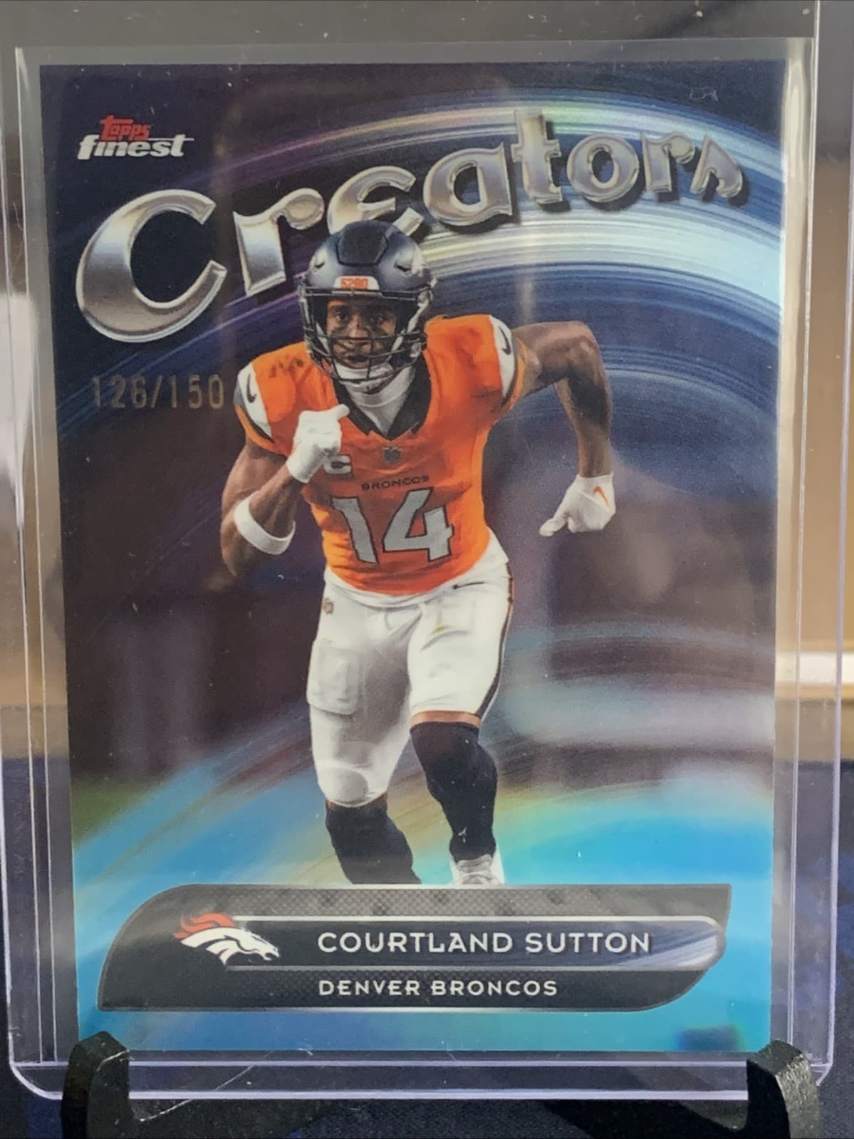 Football Courtland Sutton 2025 Topps Finest 2025 Topps Finest