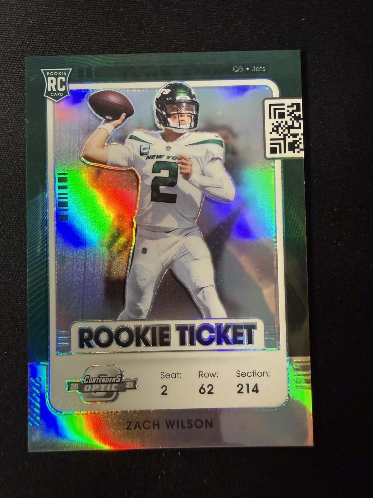 Optic Ticket Zach 2021 Panini Contenders