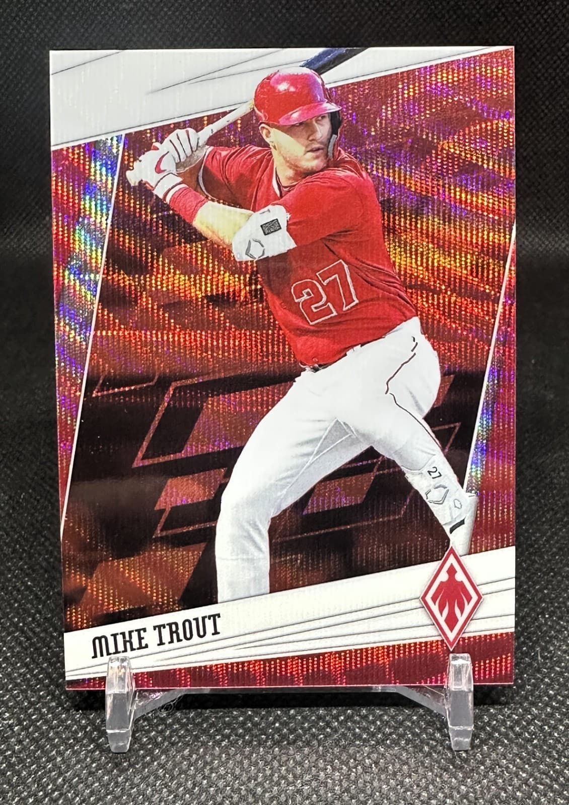 Chronicles Mike Trout 2020 Panini 2020 Panini red-wave