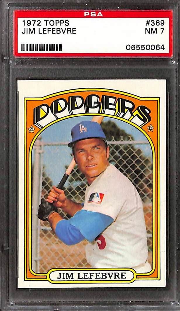 Jim Lefebvre trading card