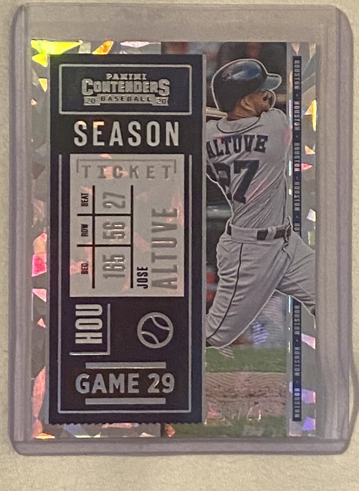 Baseball Jose Altuve 2020 Panini Contenders 2020 Panini Contenders