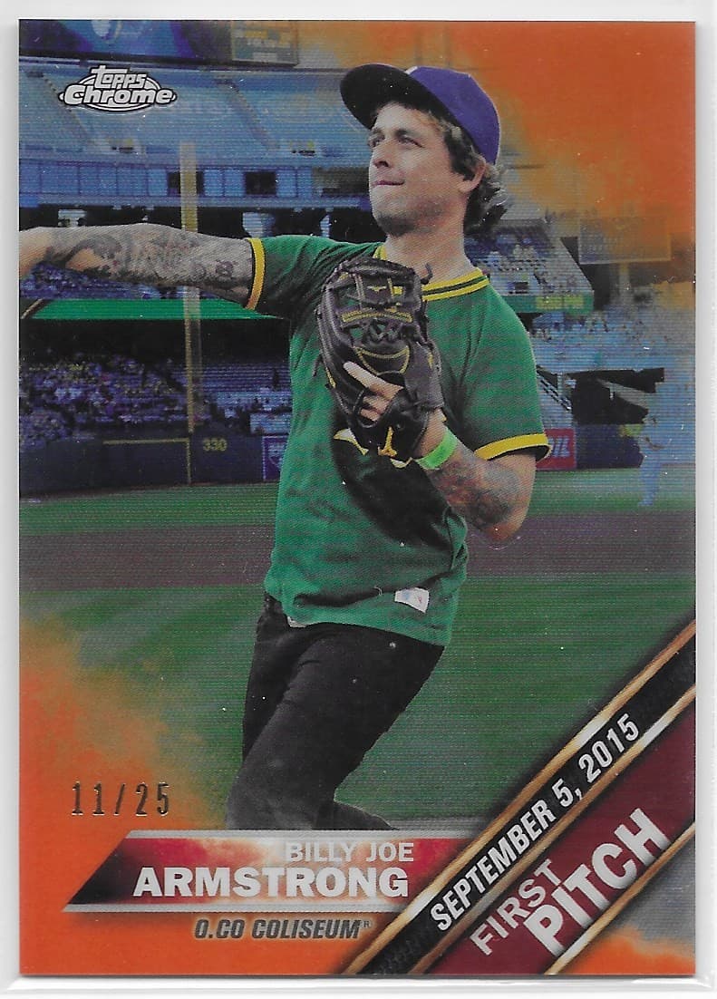 First Pitch Orange 2016 Topps Chrome 2016 Topps Chrome
