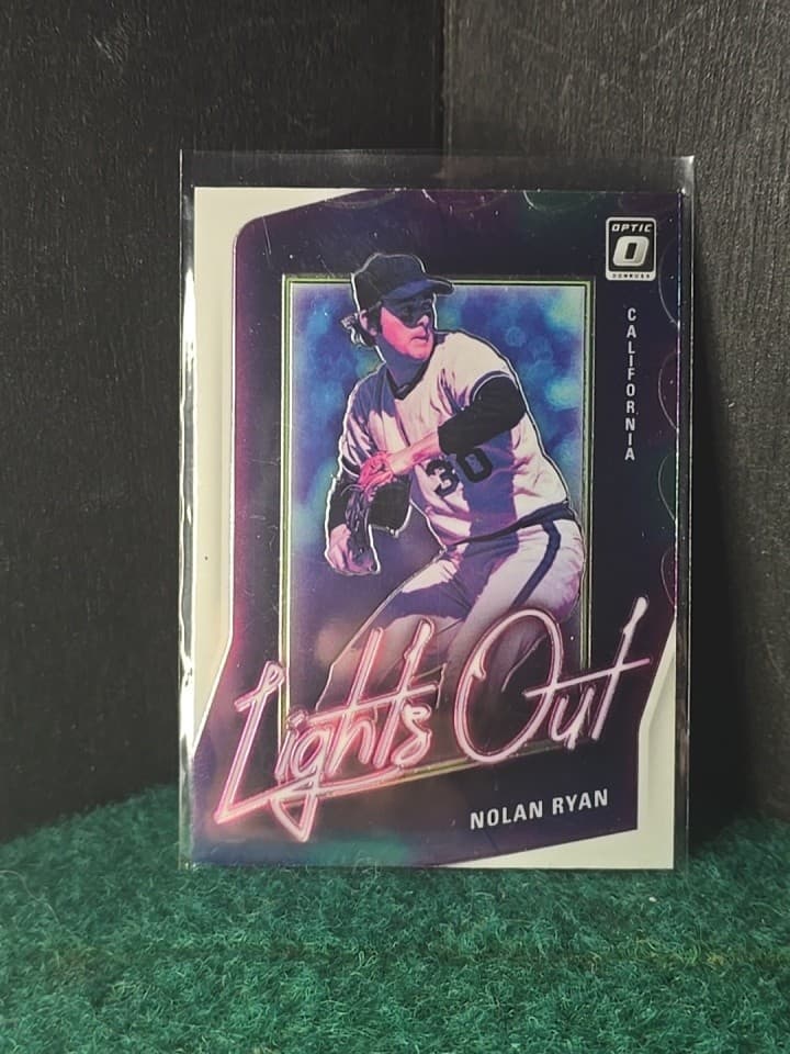 Nolan Ryan Lights 2021 Donruss Optic