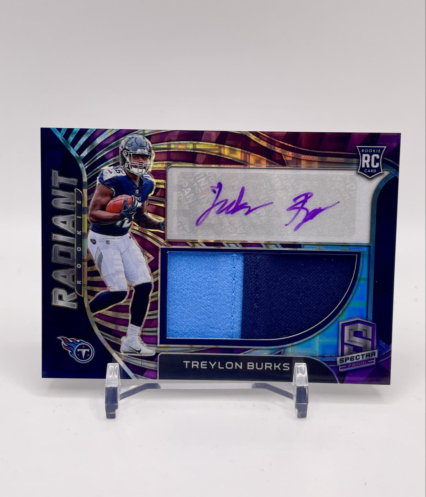 Radiant Treylon Burks 2022 Panini 2022 Panini neon-purple