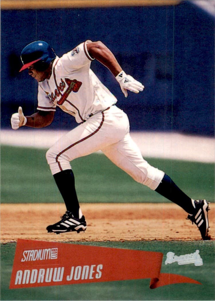 Andruw Jones Atlanta 2000 Topps Stadium Club 2000 Topps Stadium Club