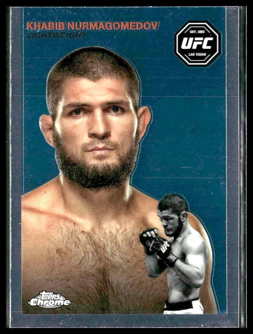 Khabib Nurmagomedov Topps 2024 Topps Chrome 2024 Topps Chrome