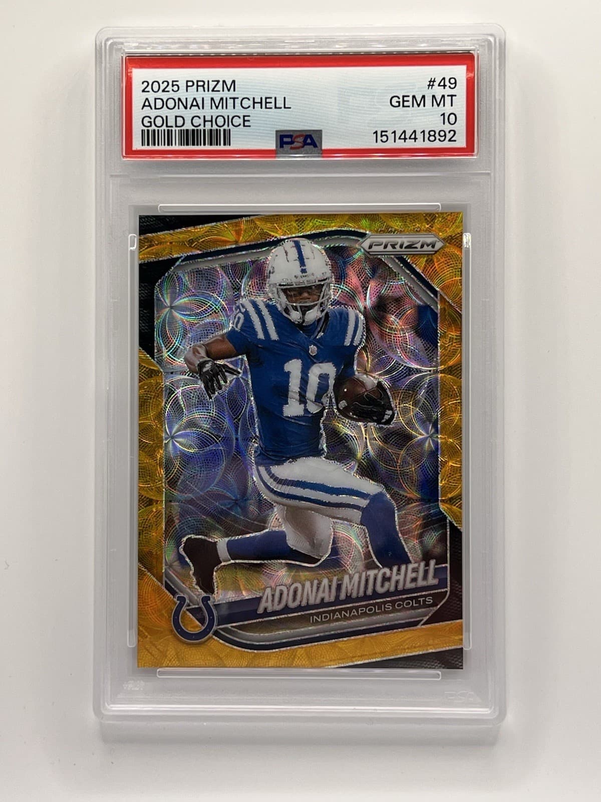 Adonai Mitchell Gold 2025 Panini Prizm 2025 Panini Prizm