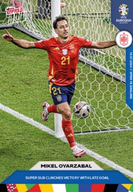 NOW UEFA EURO SPAIN MIKEL OYAR 2024 Topps 2024 Topps