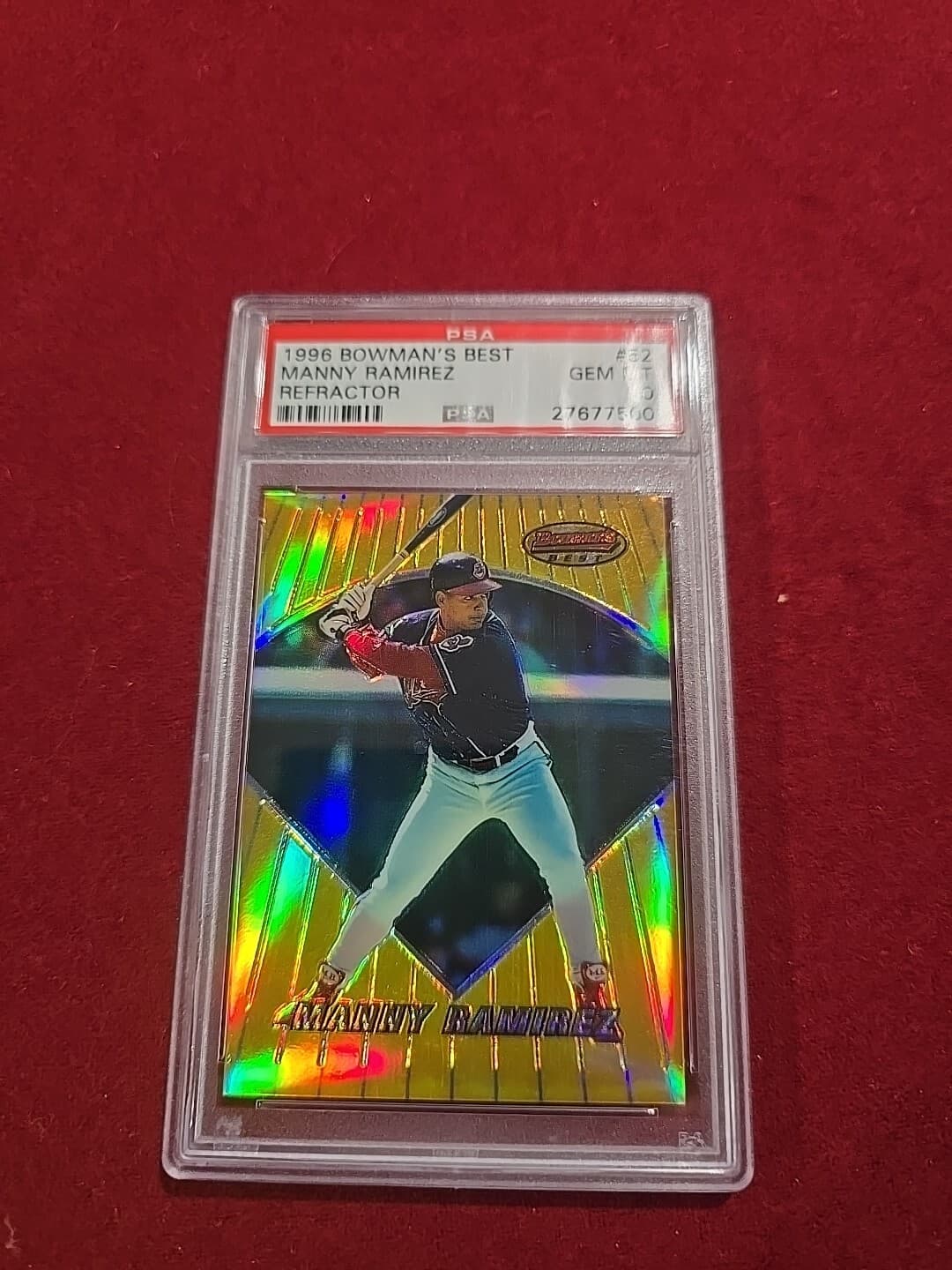 Best Manny Ramirez 1996 Bowman 1996 Bowman refractor