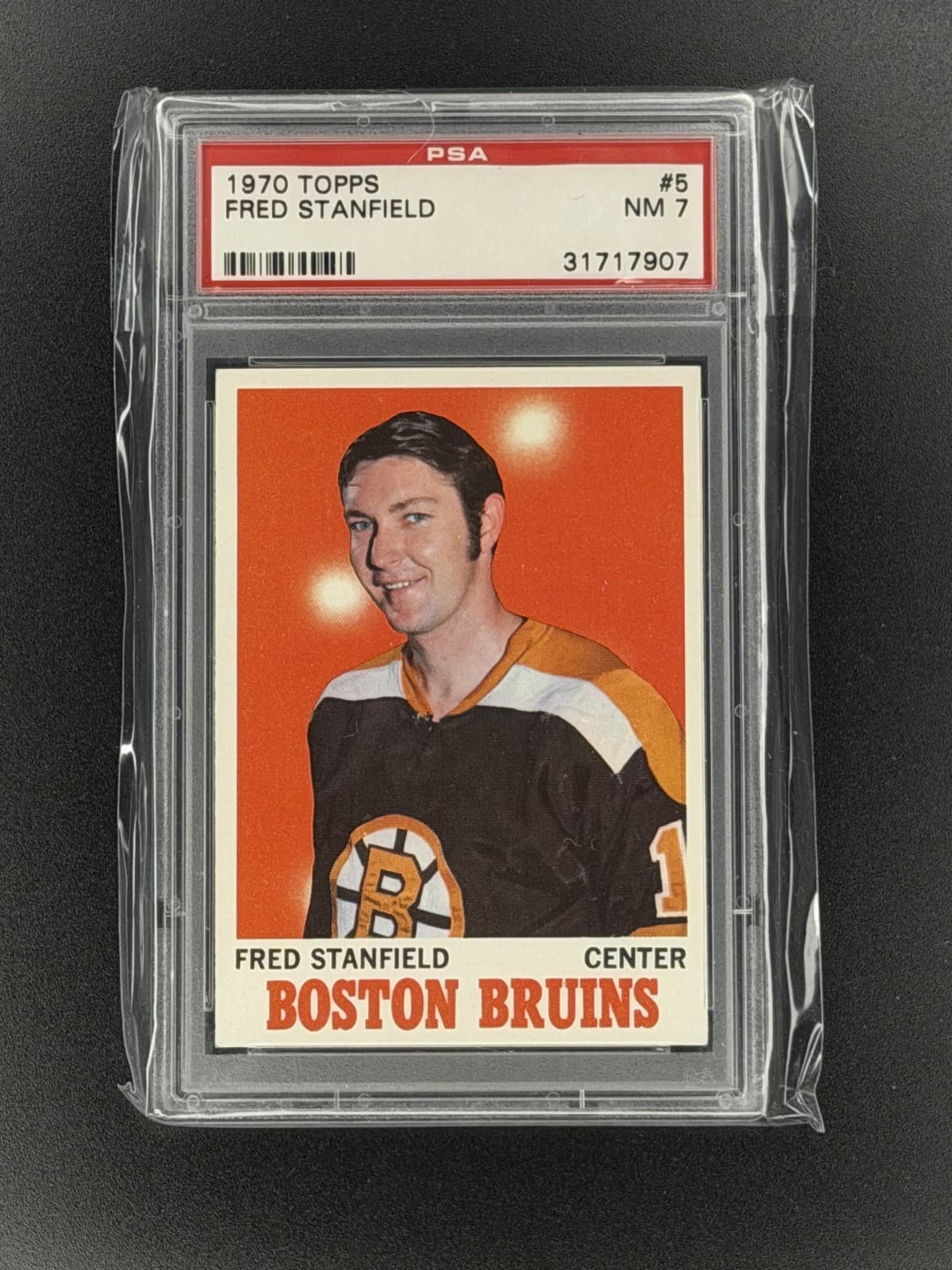 Fred Stanfield trading card