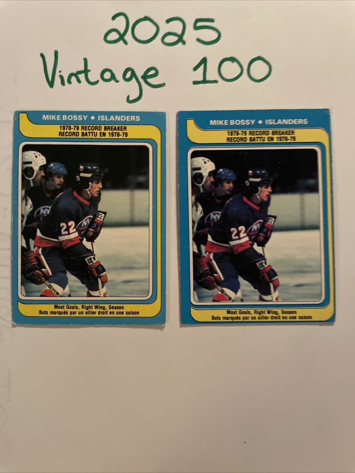 -80 MIKE BOSSY RB EX-MT OPC Is 1979 Unknown 1979 Unknown