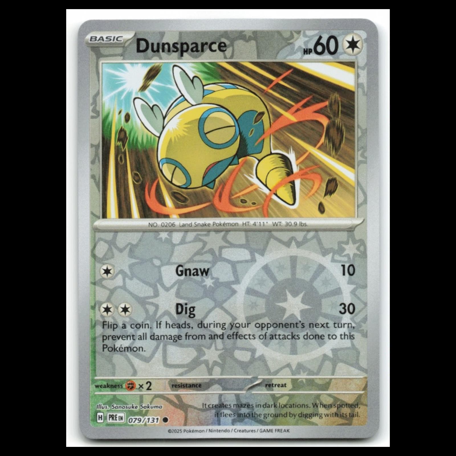 Dunsparce Scarlet 2025 Unknown
