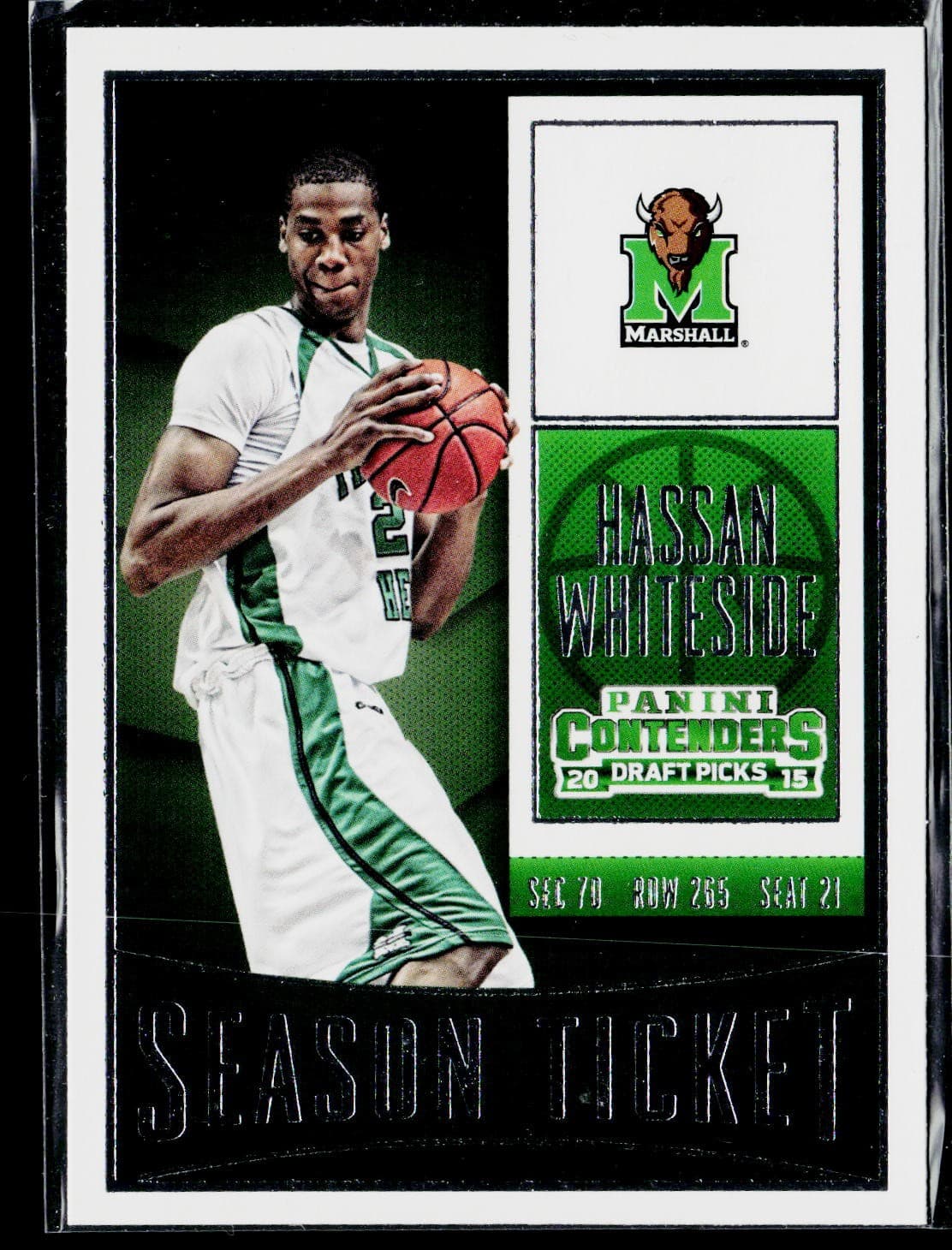 Hassan Whiteside Draft 2015 Panini Contenders 2015 Panini Contenders