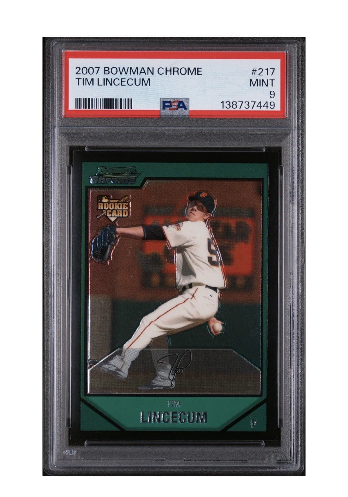 Tim Lincecum Giants 2007 Bowman Chrome 2007 Bowman Chrome