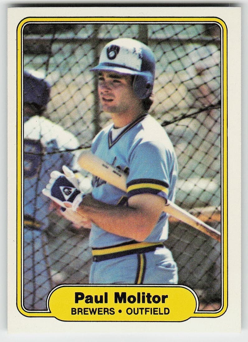 Paul Molitor 1982 Fleer