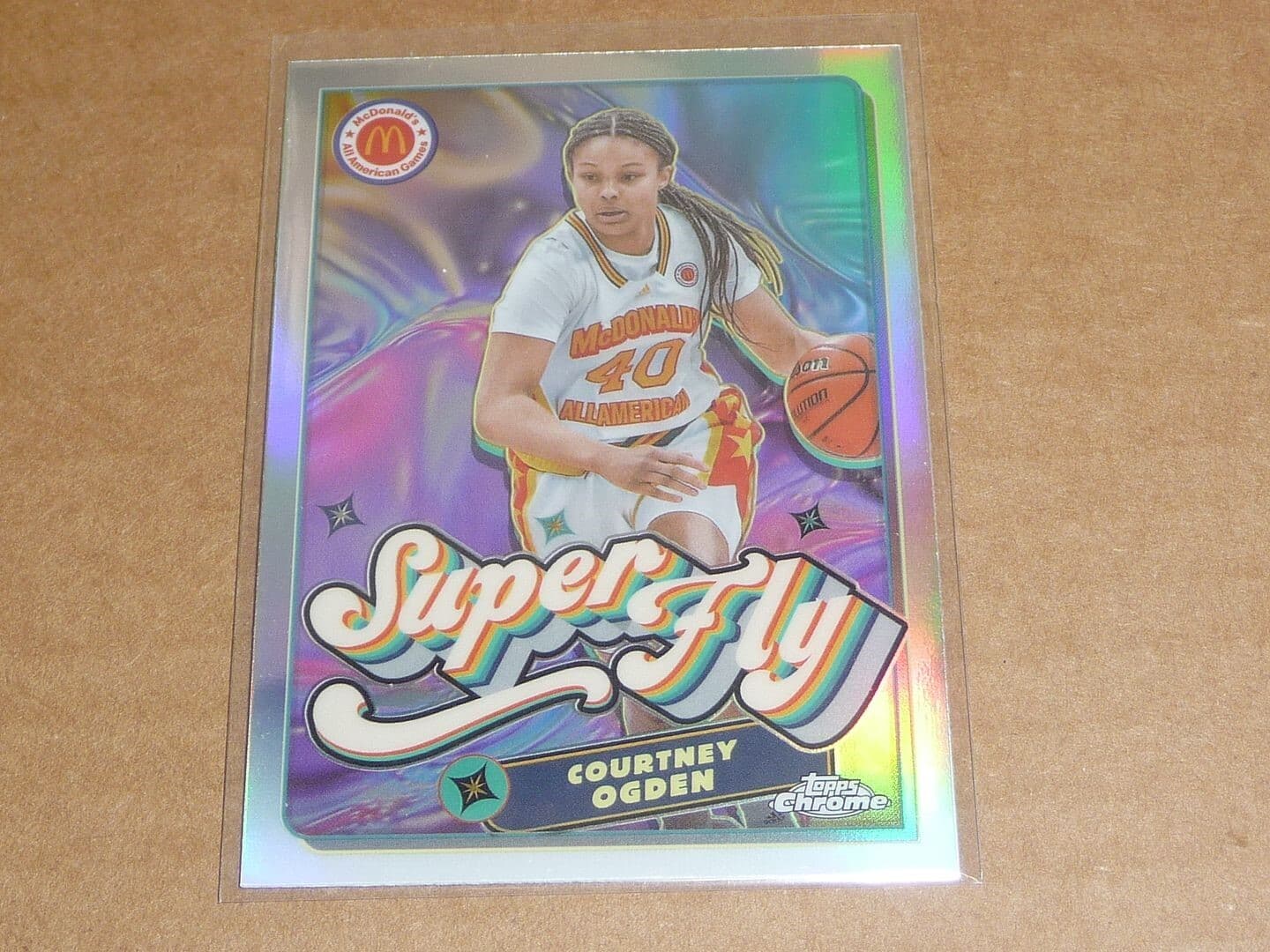 McDonalds COURTNEY OGDEN SUPER 2023 Topps Chrome 2023 Topps Chrome
