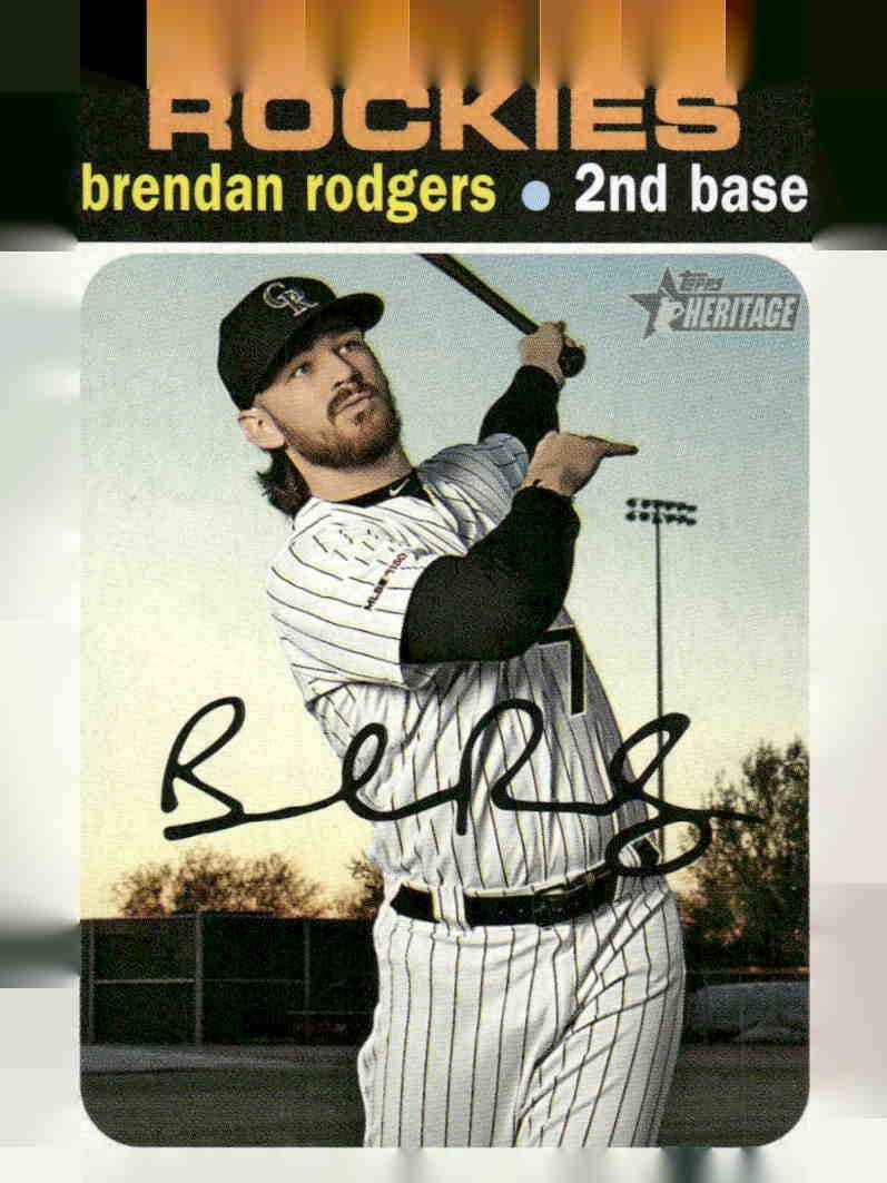 Brendan Rodgers 2020 Topps Heritage 2020 Topps Heritage