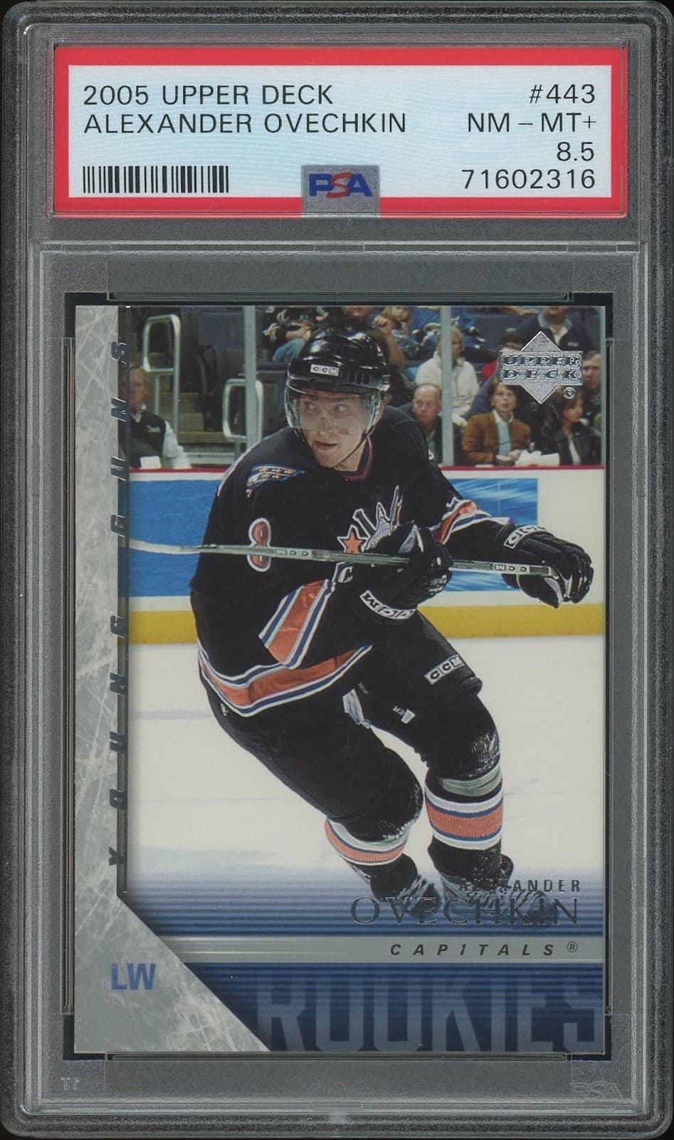 Alexander Ovechkin trading card