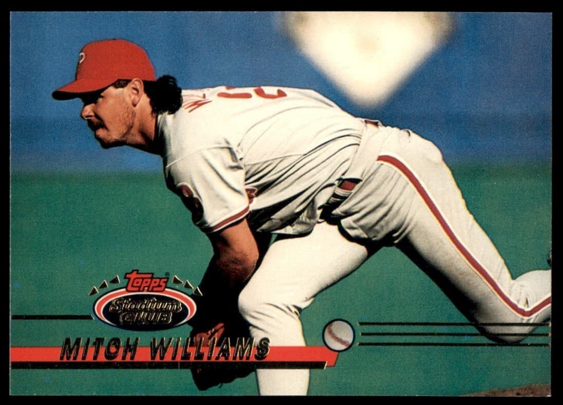 Mitch Williams 1993 Topps Stadium Club 1993 Topps Stadium Club