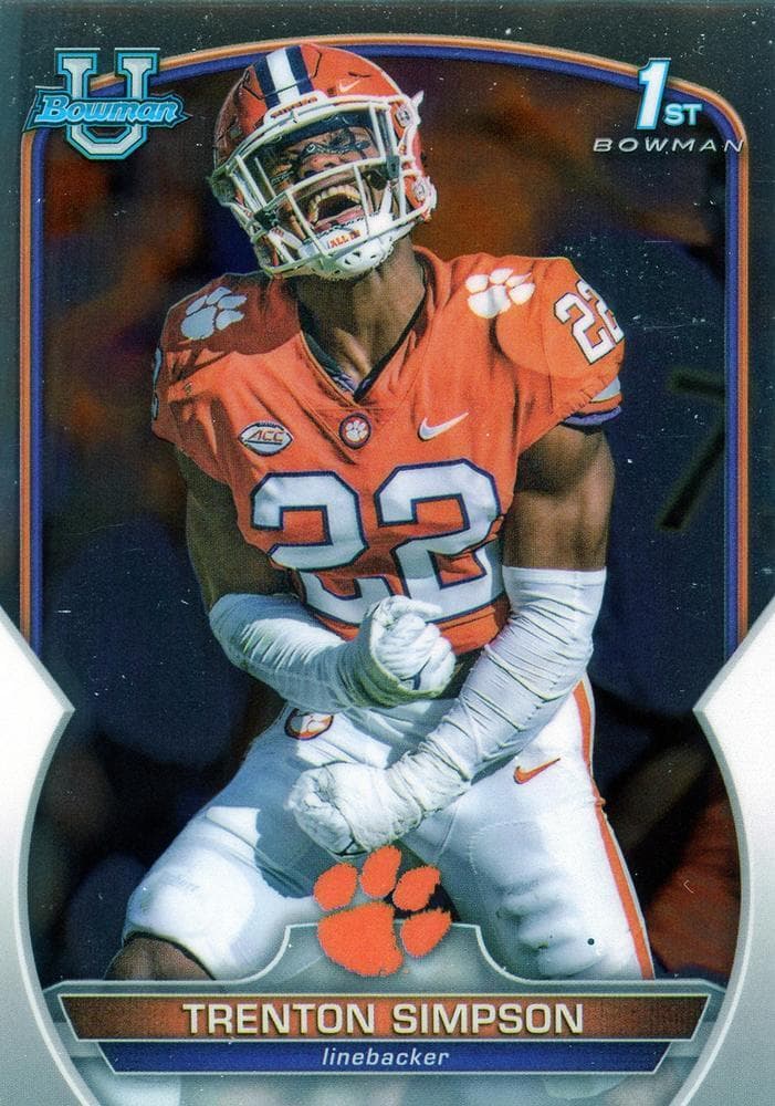 University Trenton Simpson 2022 Bowman Chrome 2022 Bowman Chrome