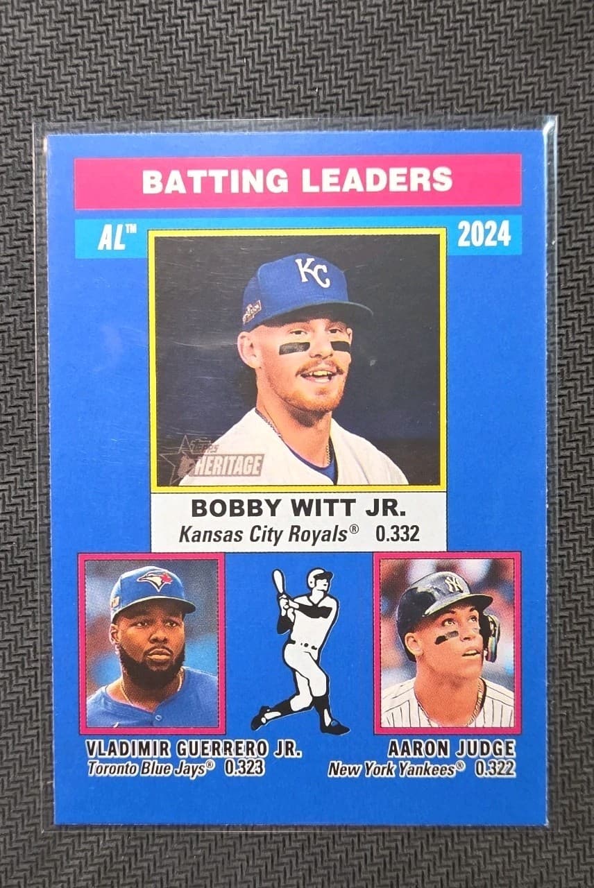League Leaders Judge 2025 Topps Heritage 2025 Topps Heritage