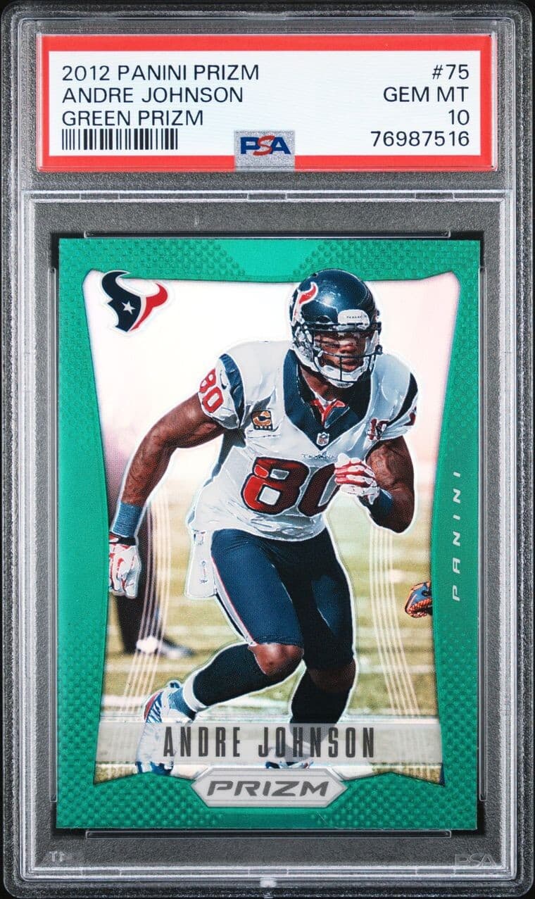 Andre Johnson Green 2012 Panini Prizm