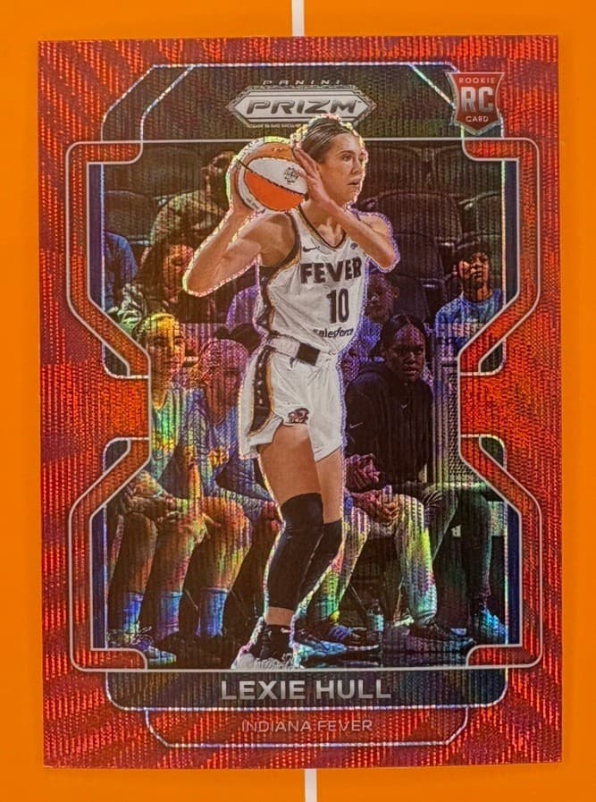 Lexie Hull 2022 Panini Prizm 2022 Panini Prizm red-wave