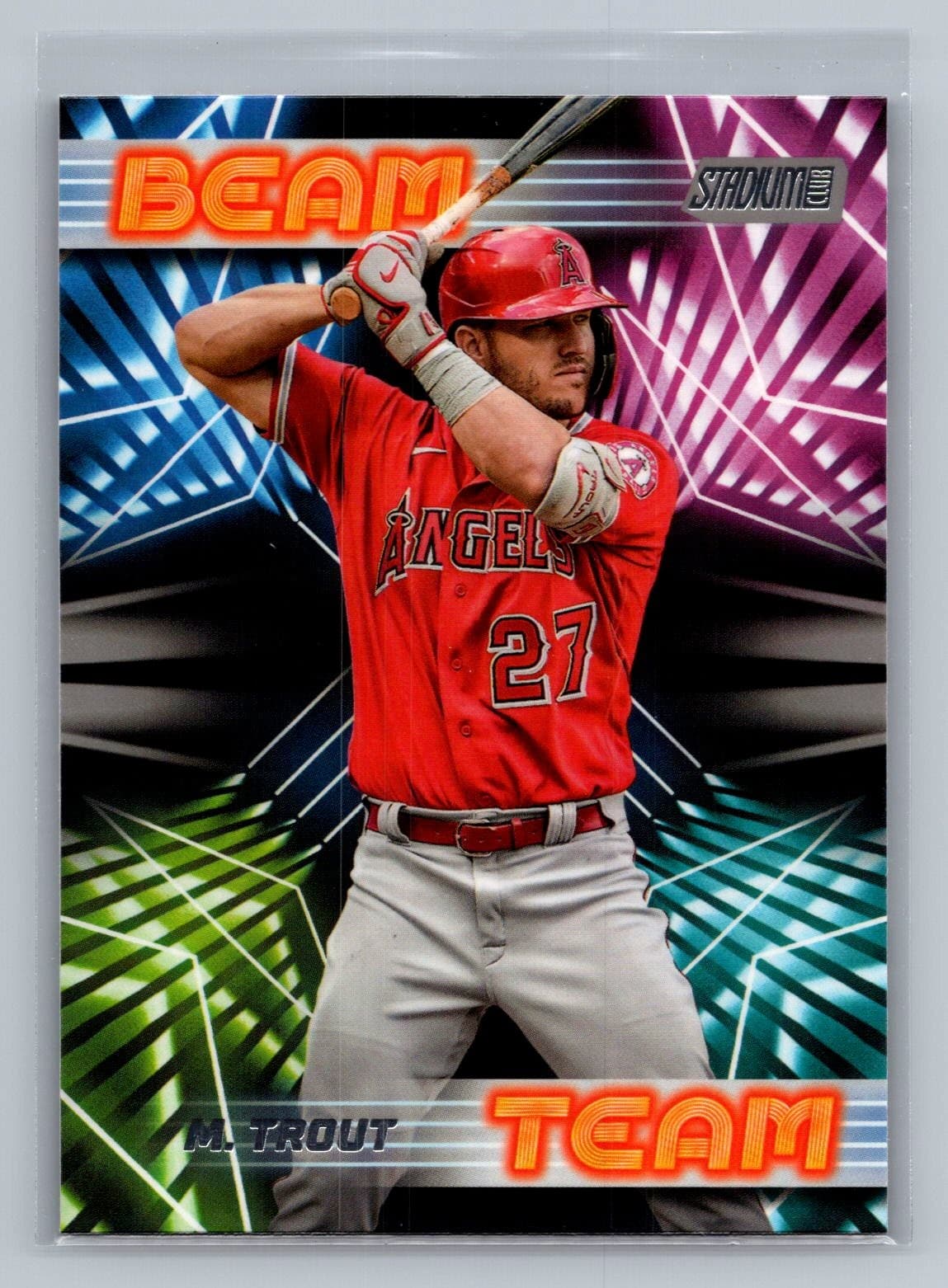 Mike Trout Beam 2023 Stadium Club