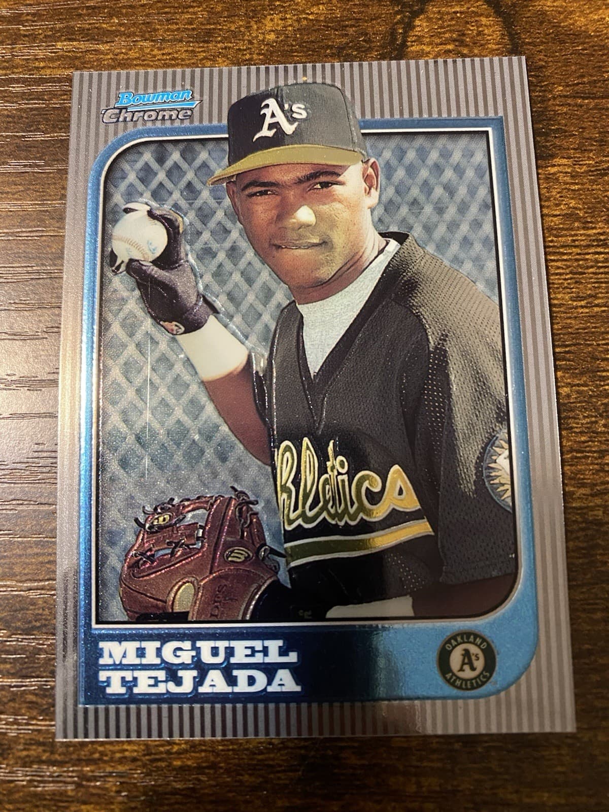 Miguel Tejada Oakland 1997 Bowman Chrome