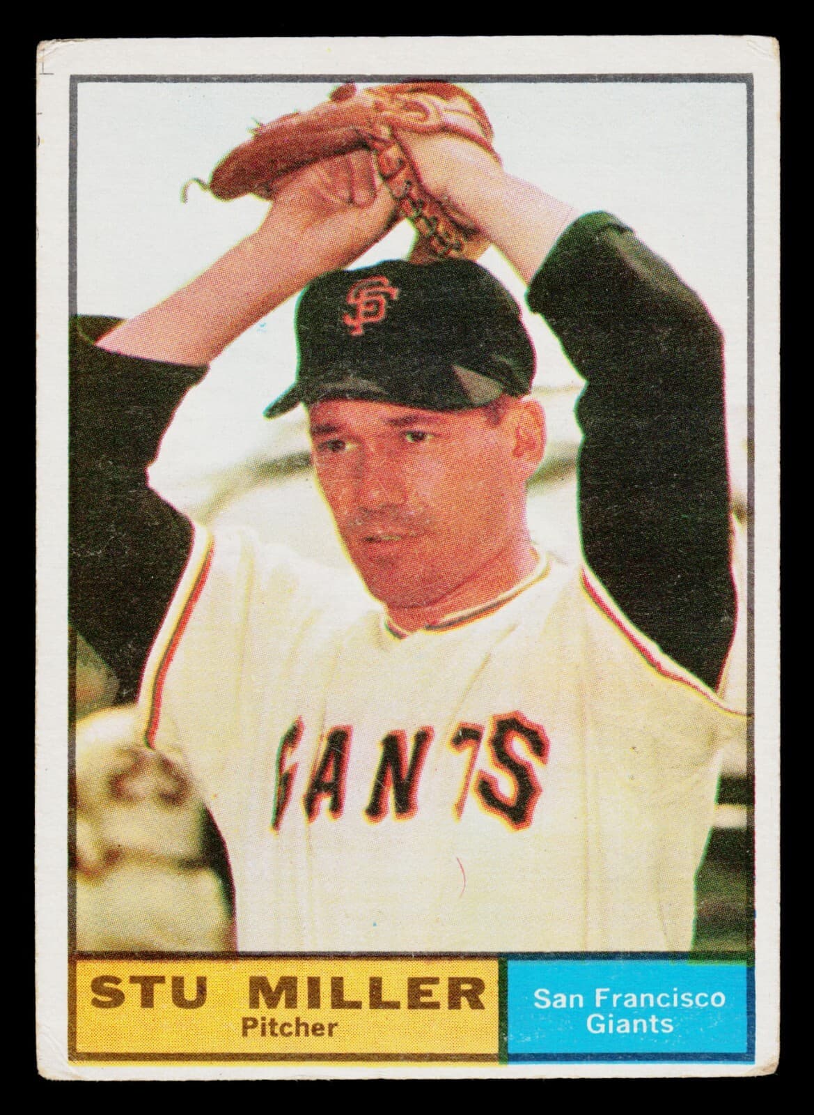 Baseball Stu Miller 1961 Topps