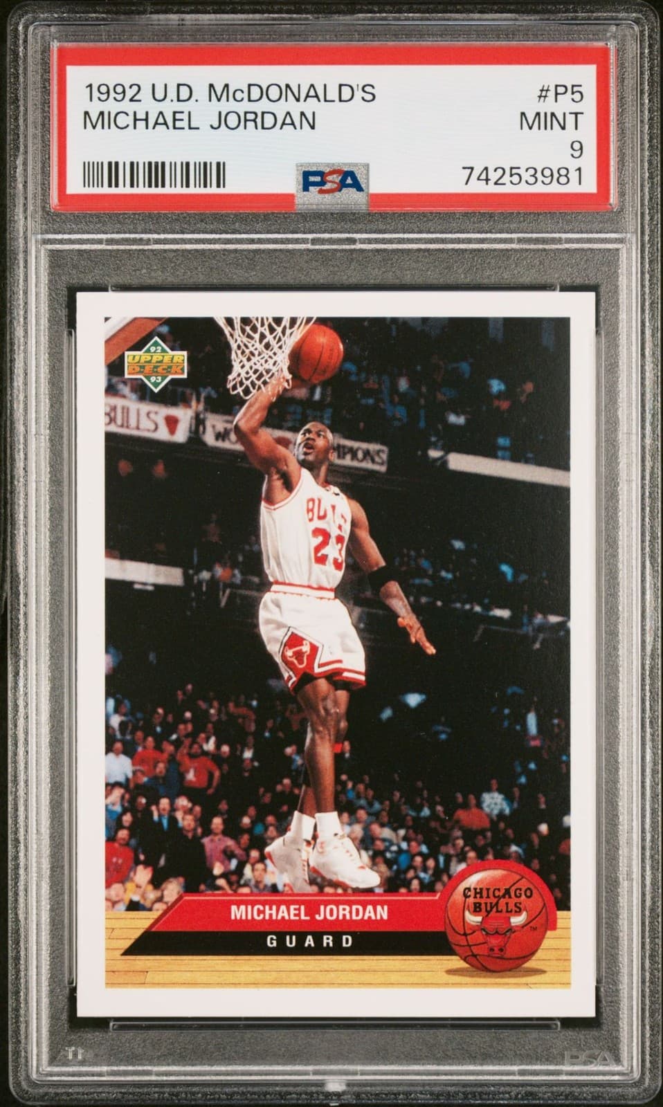McDonald's MICHAEL JORDAN 🔥 1992 Upper Deck