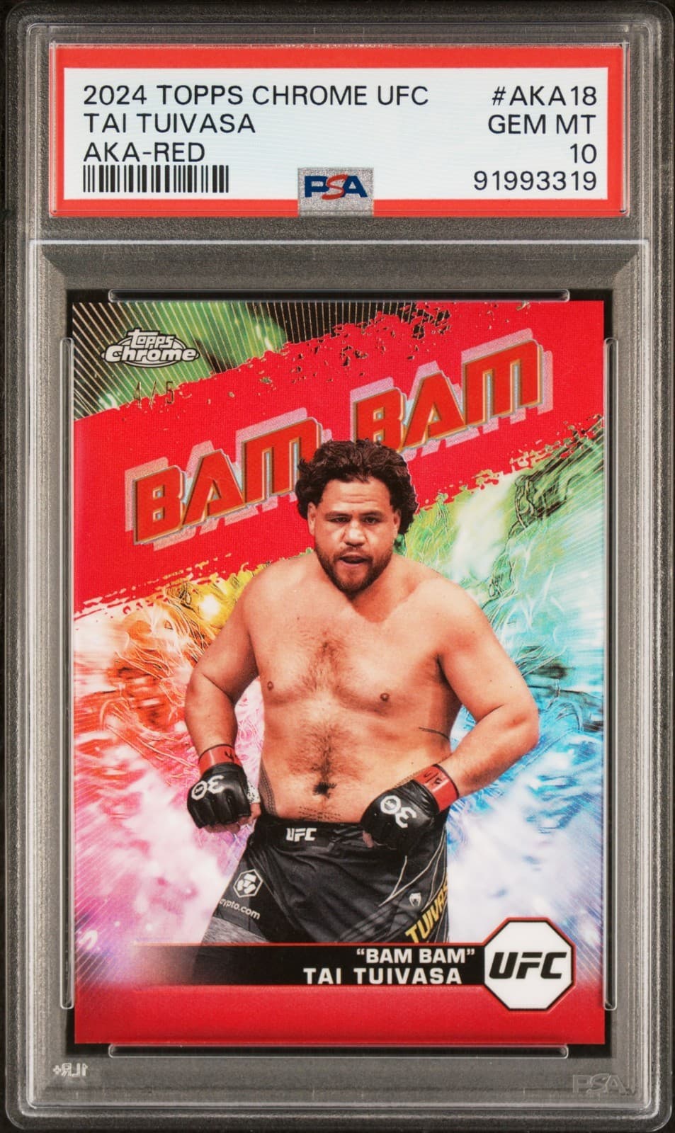 Tai Tuivasa 2024 Topps 2024 Topps red-refractor