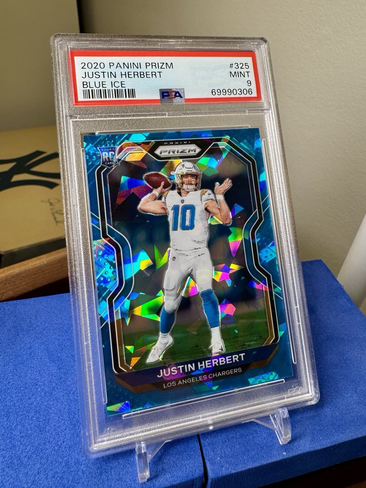 #/99 BLUE ICE JUSTIN HERBERT 2020 Panini Prizm 2020 Panini Prizm