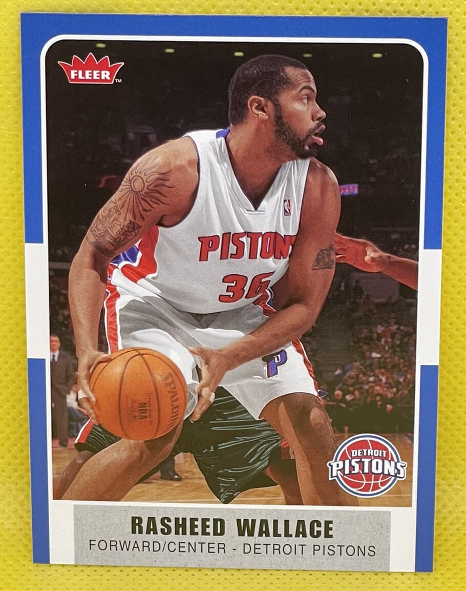 Rasheed Wallace 2007 Fleer 2007 Fleer