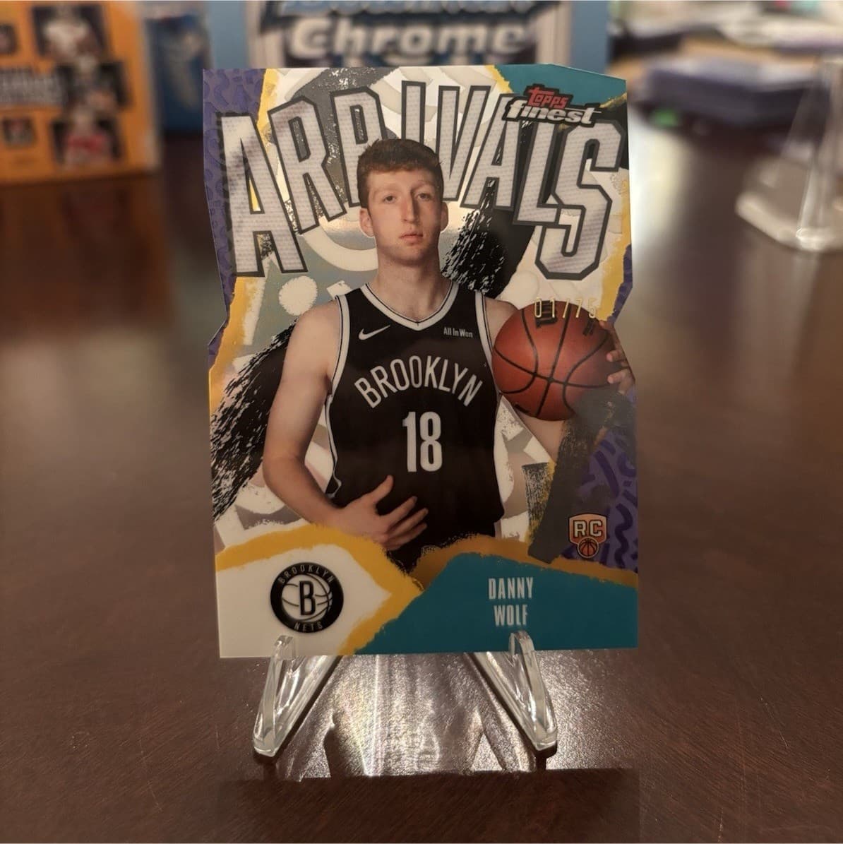 Arrivals Danny Wolf 2025 Topps Finest 2025 Topps Finest