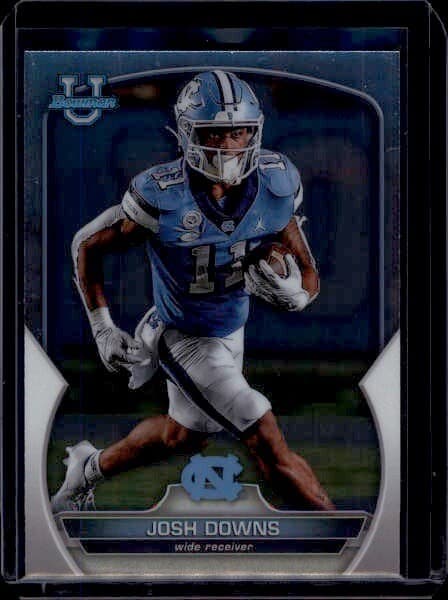 University Josh Downs 2022 Bowman Chrome 2022 Bowman Chrome