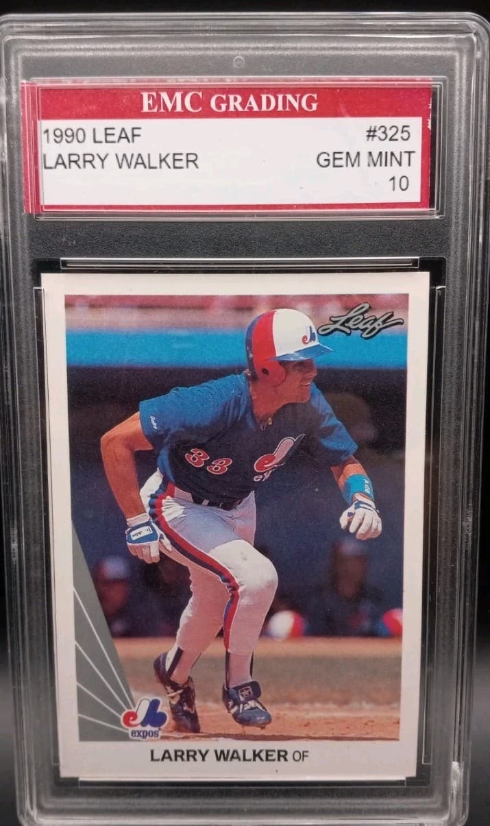 Larry Walker 1990 Leaf