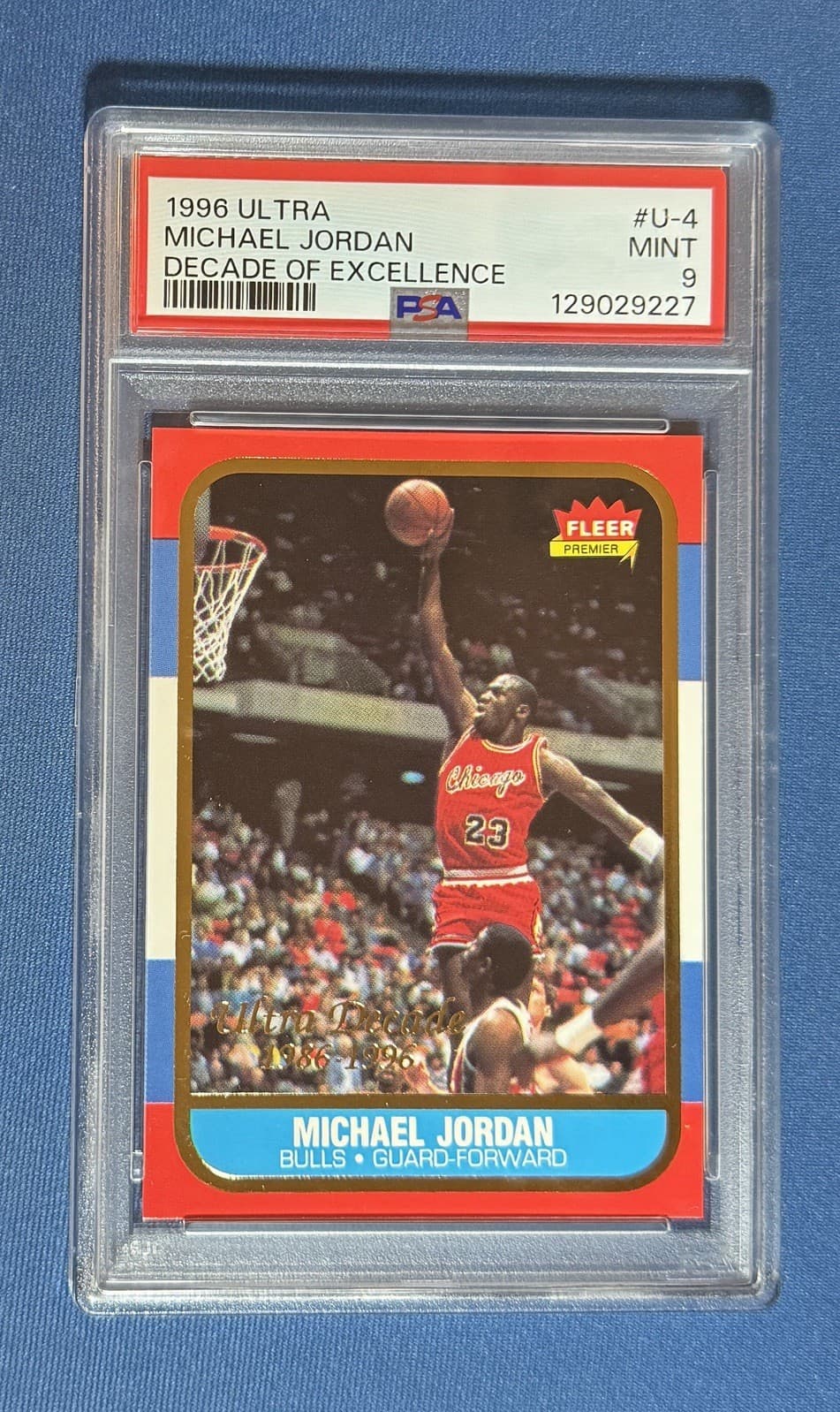 Michael Jordan Decade 1996 Fleer Ultra