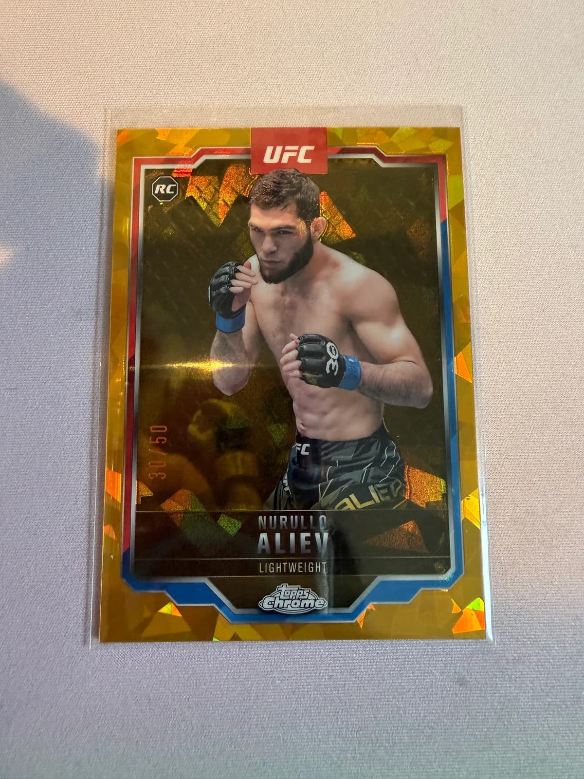 Nurullo Aliev Gold 2024 Topps Chrome 2024 Topps Chrome gold