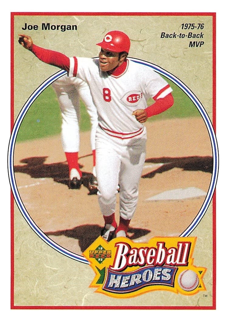 Joe Morgan Baseball 1992 Upper Deck