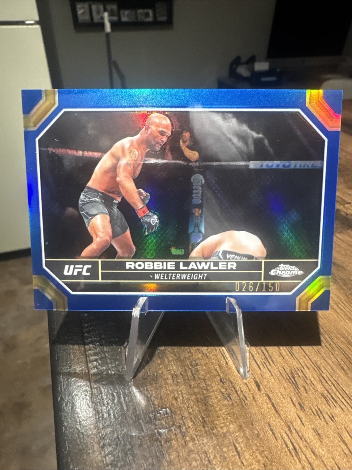 Robbie Lawler Blue 2024 Topps Chrome 2024 Topps Chrome blue-refractor