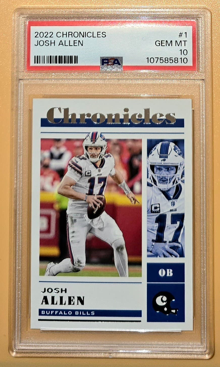 Joe Burrow 2022 panini Panini Chronicles
