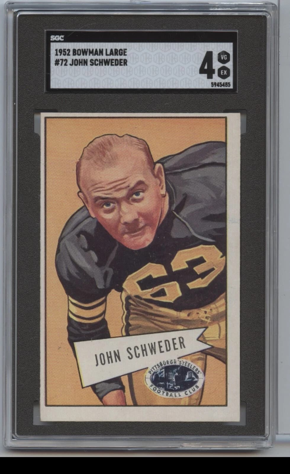 Large John Schweder 1952 Bowman