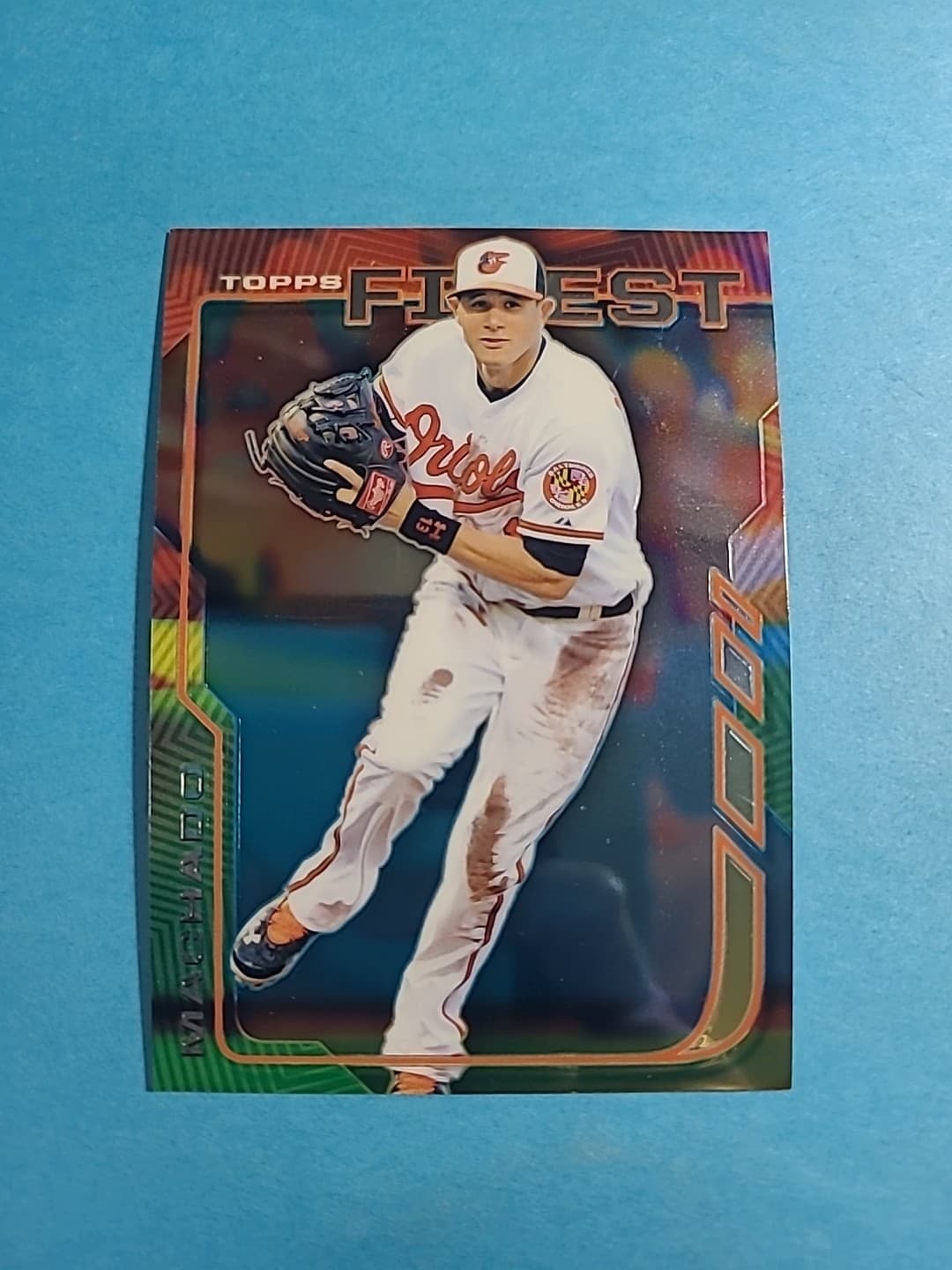 Manny Machado Baseball 2014 Topps Finest 2014 Topps Finest
