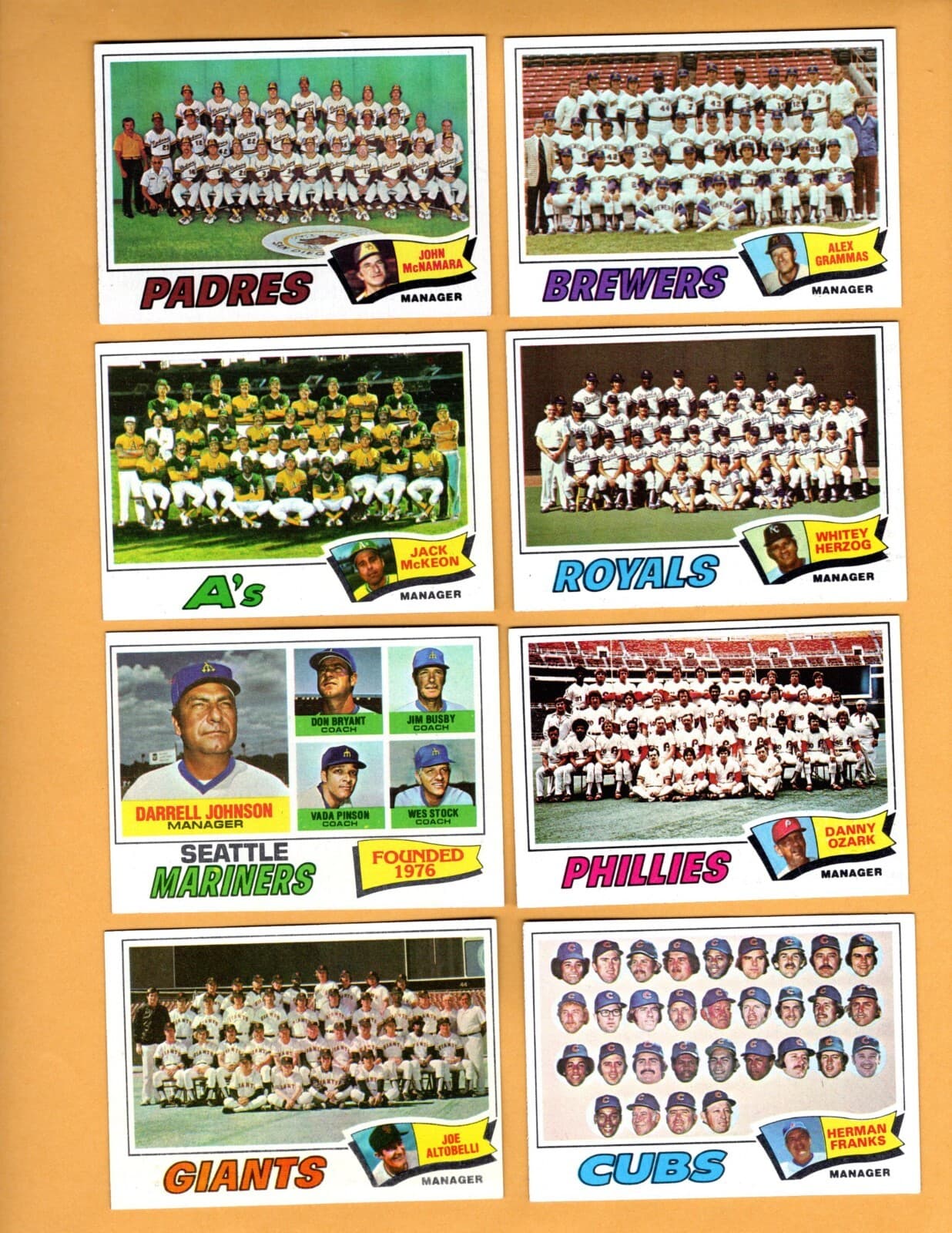 TEAM CHECKLISTS - REDSOX TIGER 1976 Topps 1976 Topps
