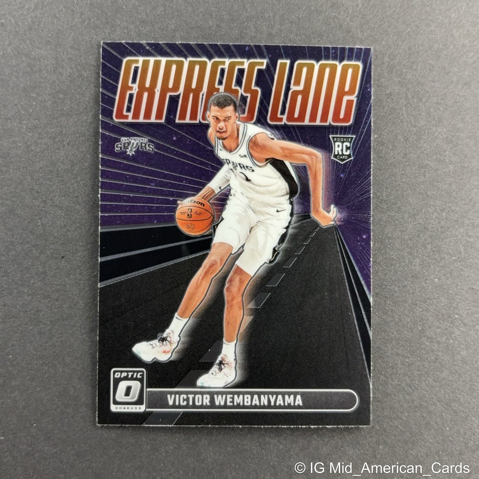 Victor Wembanyama Express 2023 Donruss Optic